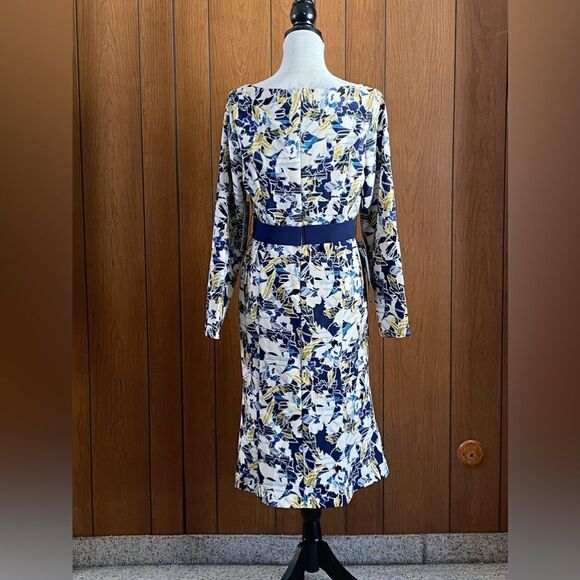 Kay Unger Yvonne Floral Midi-Dress size 12 - Picture 9 of 14
